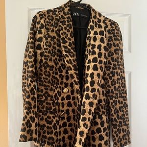 Blazer Long Anima Print - Size L - Zara